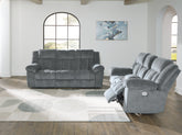 Hoover Furniture Outlet - Ashley Furniture - Tip-Off Power Reclining Sofa and Loveseat - Power Reclining Sofa and Loveseat - 69304U1